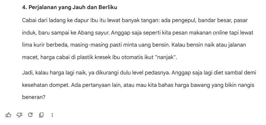 Contoh Hasil Prompt Spesifik